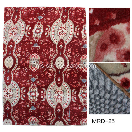 Wall to Wall Printed Carpet dengan Polyester